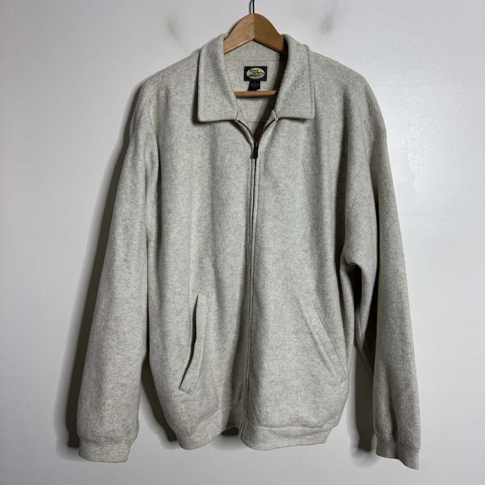 Tommy Bahama Jacket Mens Large Beige Full Zip‎